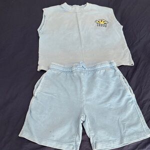 Zara Kids Light Blue Matching Set